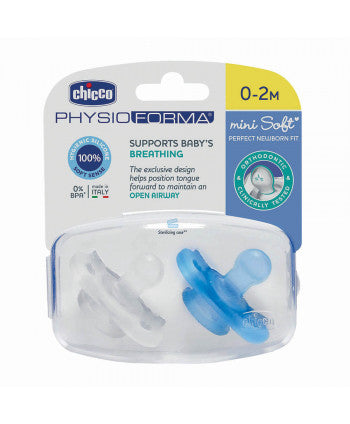 Chicco Physioforma 2 Succhietti Mini Soft 0-2m