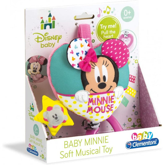 Clementoni Baby Minnie Soft Musical Gioco Cuore Carillon 0m+