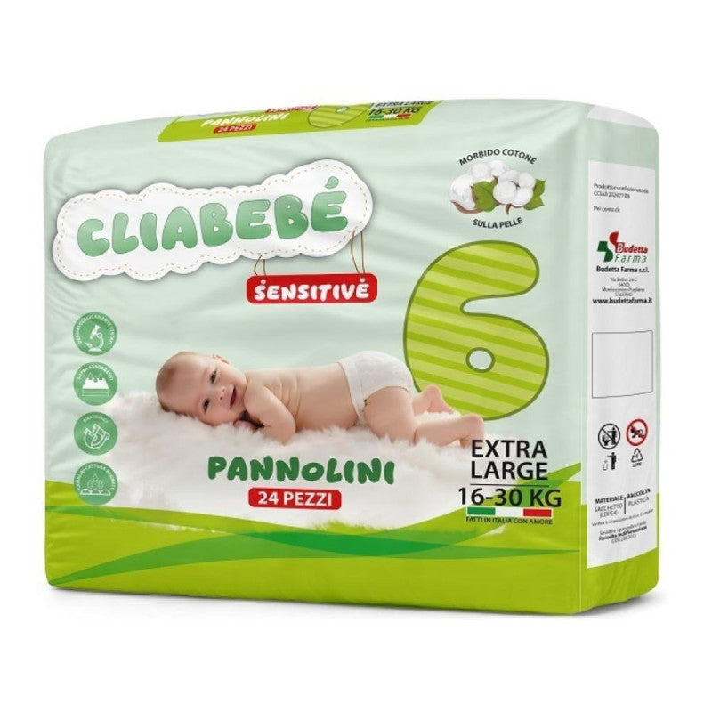 Cliabebè Pannolini Sensitive - Pacco Scorta