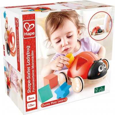 Hape Gioco Coccinella con forme impilabili 5 pz 12m+ E0364