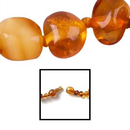 Mella Kids Collana Dentizione  Ambra Baltica Naturale