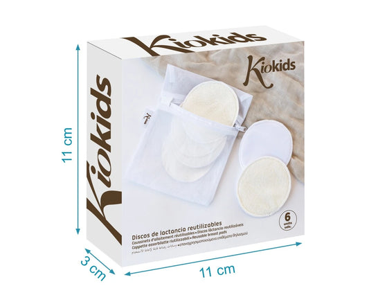 KioKids Coppette Assorbilatte Riutilizzabili 6 pz
