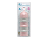 Kiokids Dosalatte in polvere - 4x85ml con imbuto, facile da trasportare