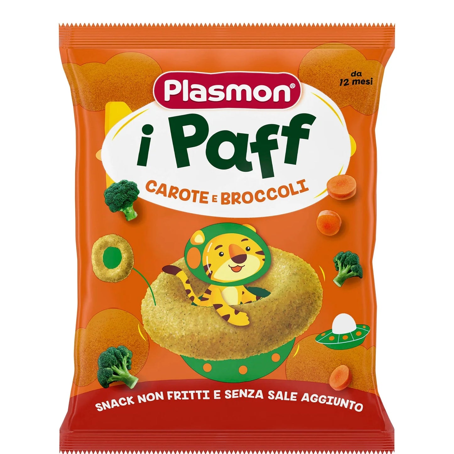 Plasmon I Paff - Snack non fritti e senza sale aggiunto - 15 g