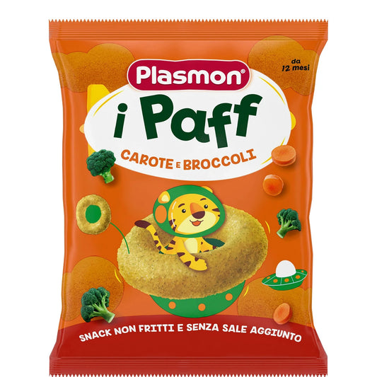 Plasmon I Paff - Snack non fritti e senza sale aggiunto - 15 g