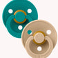 Bibs Succhietti 2pz Colour Pacifier 6m+ con tettarella in caucciù rotonda
