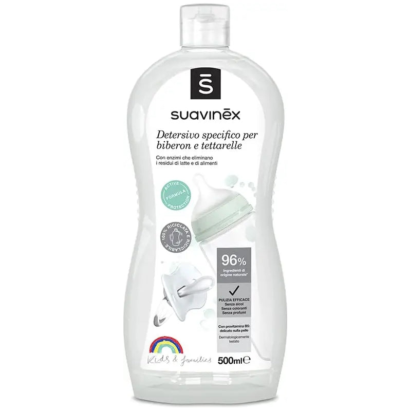 Suavinex Detersivo specifico per biberon e tettarelle 500ml