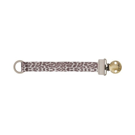 Elodie Details Catenella con Clip in Metallo per il Ciuccio - Pacifier Clip - Le Leopard - foto 1