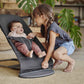 Babybjorn - Sdraietta Bliss - Grigio Antracite, Maglia 3D