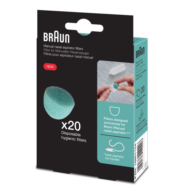 Braun 20 Filtri Aspiratore nasale