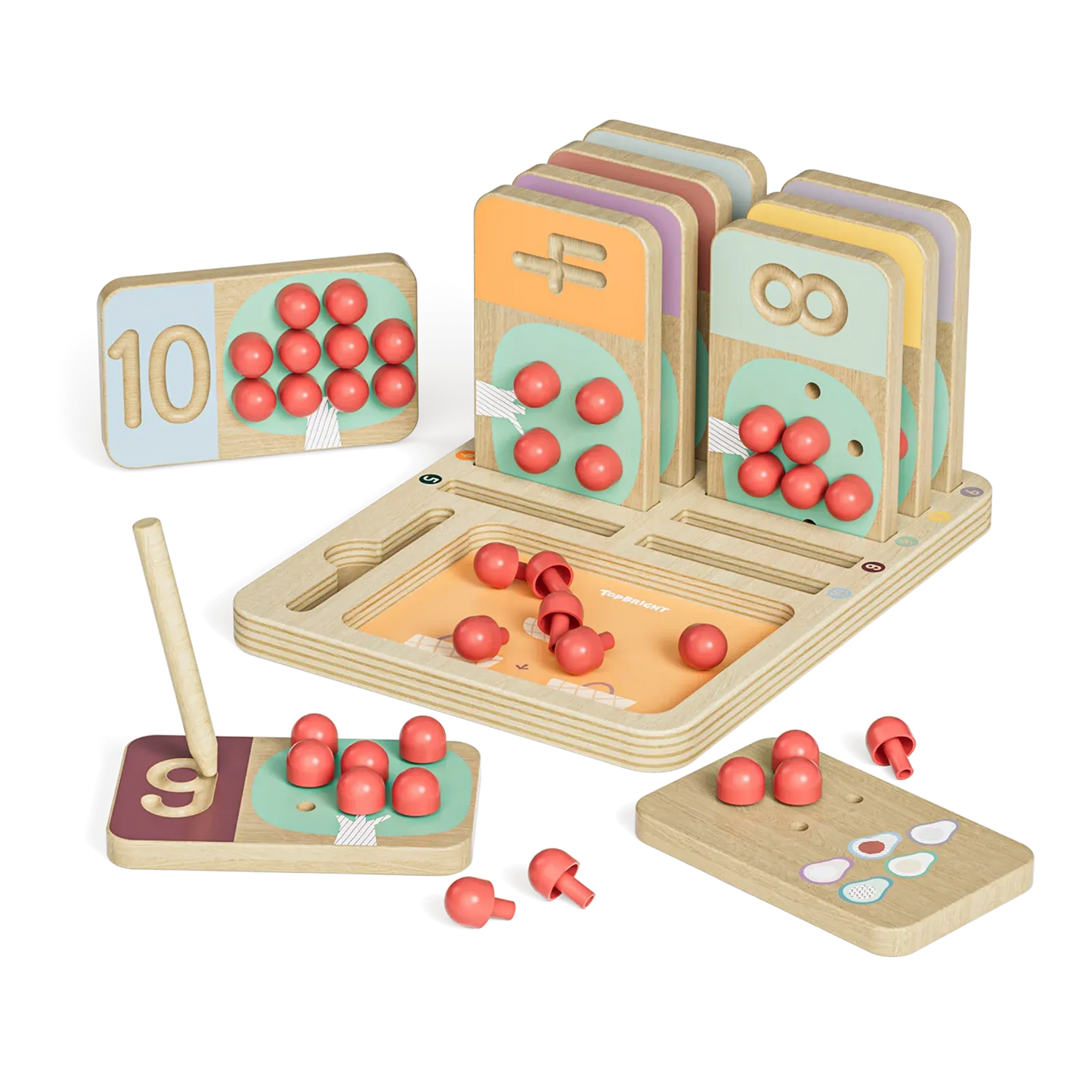 Topbright Gioco Educativo Alberi da frutto per contare