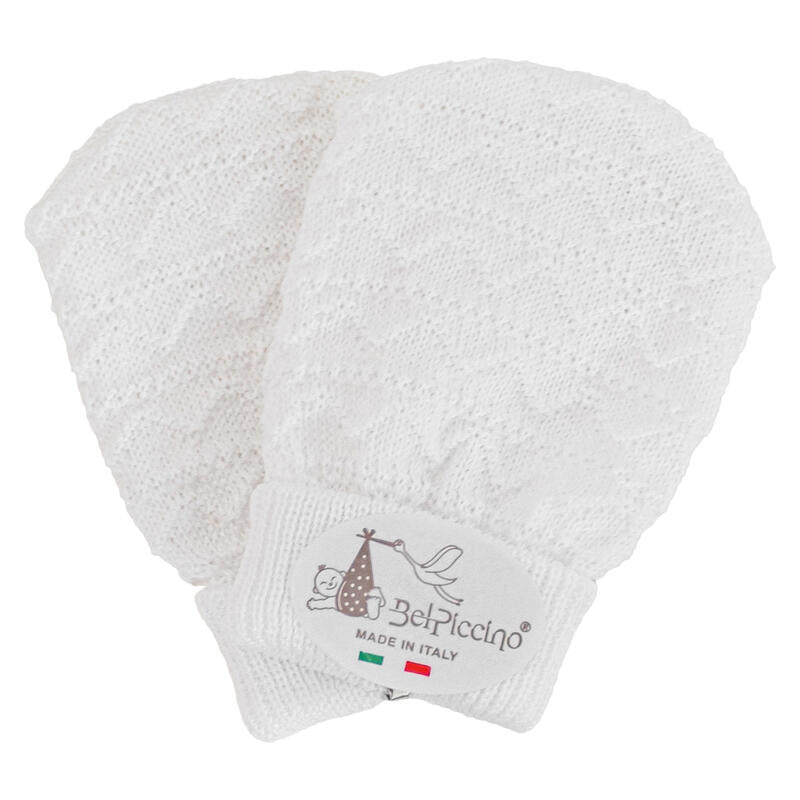 Bel Piccino - Guantini neonato 100% Cotone mercerizzato
