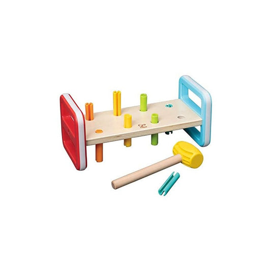 Hape Batti Batti Arcobaleno - Gioco Educativo con Tastiera Colorata per Imparare Colori e Numeri - E0506