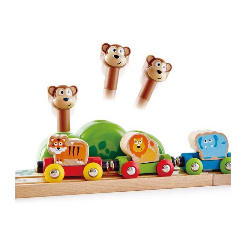 Hape Pista percorso musica e scimmiette saltellanti - E3825
