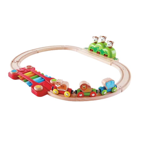 Hape Pista percorso musica e scimmiette saltellanti - E3825