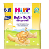 Hipp Biologico - Baby Soffi ci cereali - miglio, mais e riso - dall'8° mese compiuto - 30 g