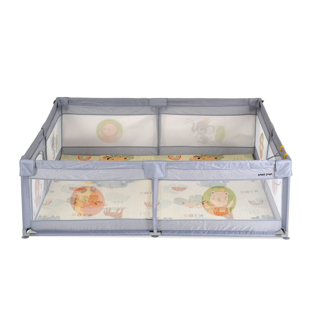 Moni Game Zone Recinto Box Playpen con accessori - 150x200 cm col. Beige