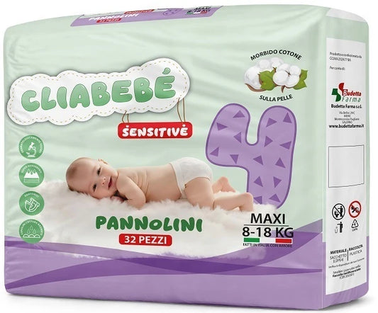 Cliabebè Pannolini Sensitive - Pacco Scorta