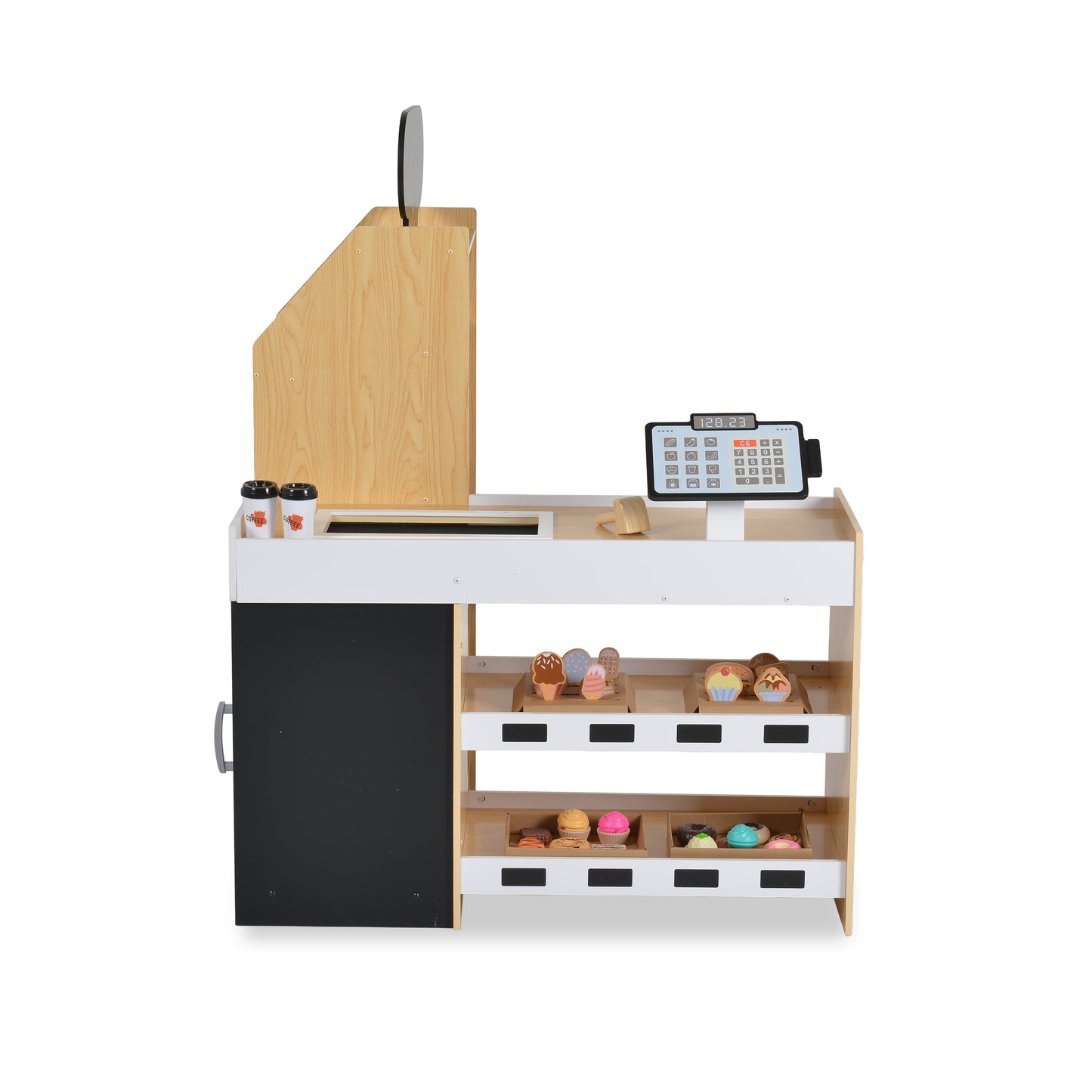 Moni Toys Gioco Banco Cassa Supermercato in legno