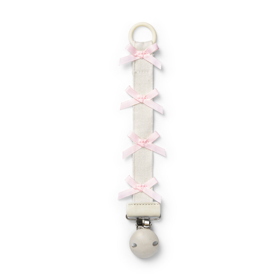Elodie Details Catenella con Clip in Legno per il Ciuccio - Pacifier Clip Wood