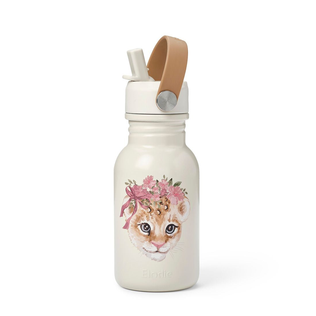 Elodie Details Borraccia in Acciaio Inox per Bambini 350 ml con Cannuccia - Vari colori