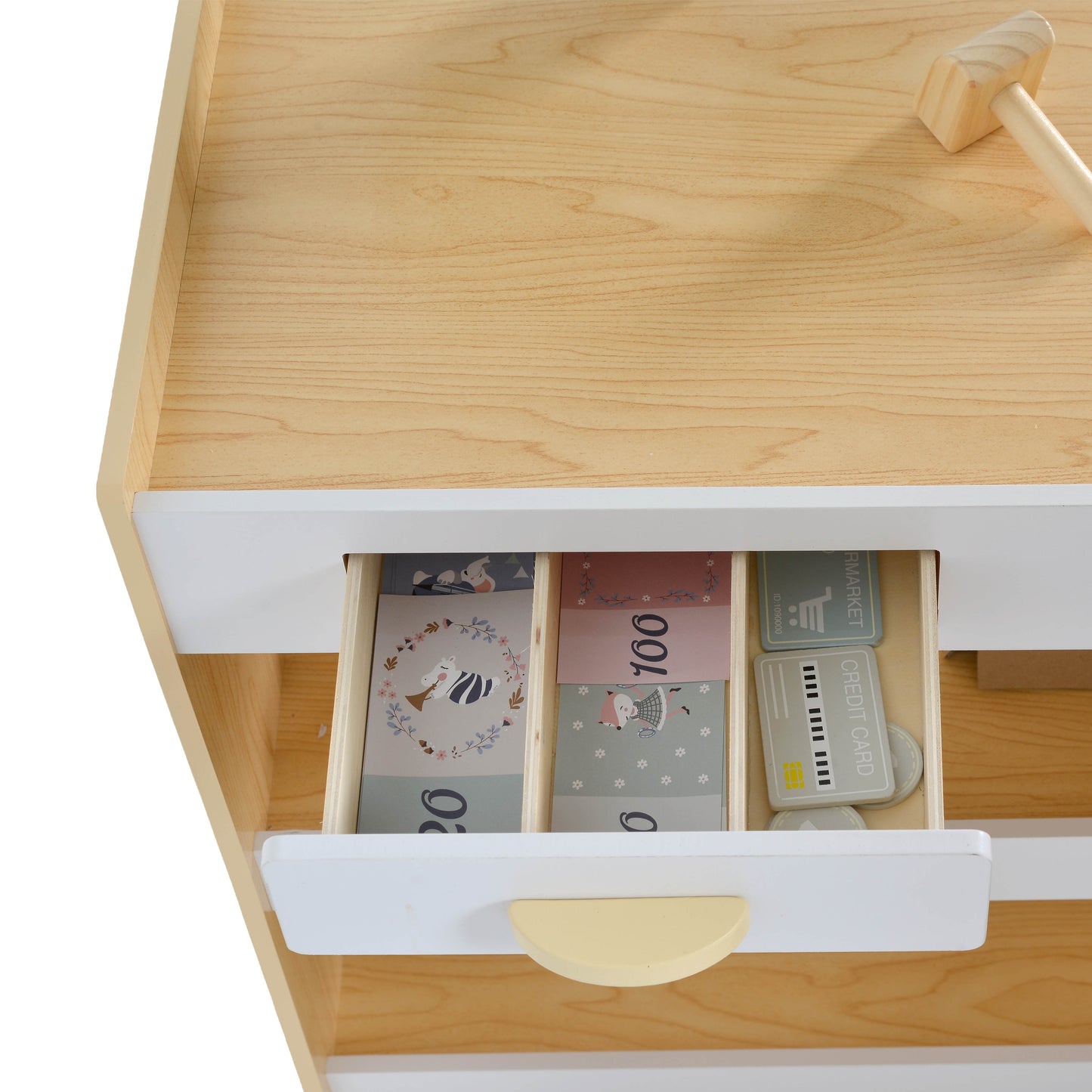 Moni Toys Gioco Banco Cassa Supermercato in legno
