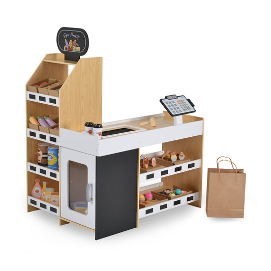 Moni Toys Gioco Banco Cassa Supermercato in legno