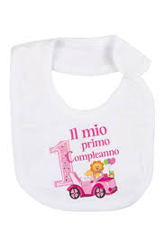 Babyvip Smile Bavetta Neonato in tela di cotone 100% con frasi