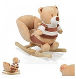 Moni Toys Orsetto Bear a Dondolo base in legno con suoni realistici 12m+