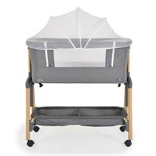 Cangaroo Culla Adoro Baby Crib Fiancoletto - Altezza regolabile, materasso, zanzariera e ruote
