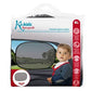 Kiokids Tendine Parasole per Auto 2 pz Adesive 48x30 cm