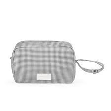 Pasito a Pasito Beauty Toilet Case Little Bloom Vichy  Grey