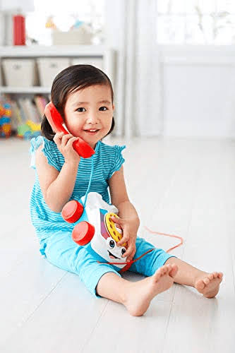 Fisher-Price Telefono Parlante Trascinabile, Giocattolo per Bambini  1+ Anni