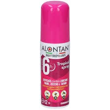 Alontan Insettorepellente Tropical Spray 75 ml contro Zanzare tigre, zecche e tafani - adatto dai 12 anni in poi