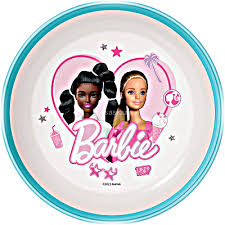 Piatto Piano Premium Barbie Bicolor