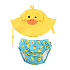 Zoocchini - Costume contenitivo + Cappello UPF 50+