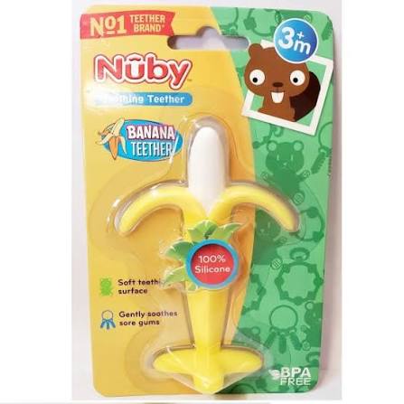 Nuby Massaggiagengive Banana in Silicone 3m+