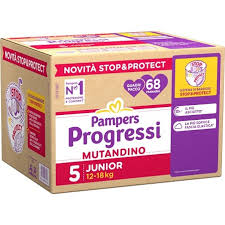 Pampers Pannolini Progressi Mutandino Quadripack