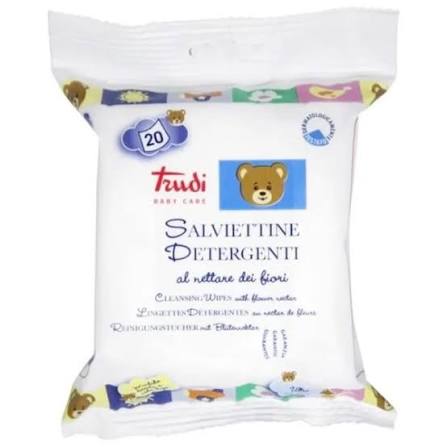 Trudi Salviettine Detergenti al nettare di fiori 20 pz