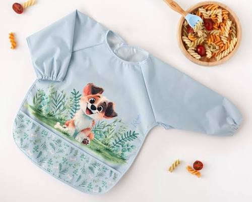 Kiokids Bavaglio impermeabile con maniche