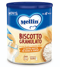Mellin Biscotto Granulato - 400 gr - dal 6° mese - Senza Olio di palma - altamente solubile
