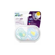 Avent Philips - Succhietti 2pz Ultra Air 0-6m - Tettarella Ortodontica in silicone