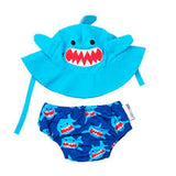 Zoocchini - Costume contenitivo + Cappello UPF 50+