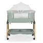 Cangaroo Culla Adoro Baby Crib Fiancoletto - Altezza regolabile, materasso, zanzariera e ruote