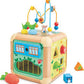 Hape Cubo Multi Attività Gioco Montessori - Green Thumbs Activity Cube 1/3 anni