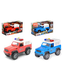 Toystar - Fuoristrada Polizia / Pompieri con luci e suoni a frizione