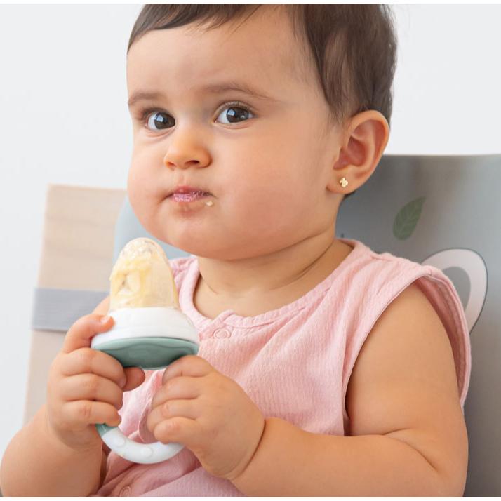 Kiokids Fruttino Alimentatore anti soffocamento con beccuccio in silicone