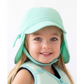 Kiokids Cappello in doppio tessuto con visiera e lacci - protezione UPF50+