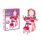 Specchiera Make-Up Desk con luci, suoni e sgabello, 36 pezzi