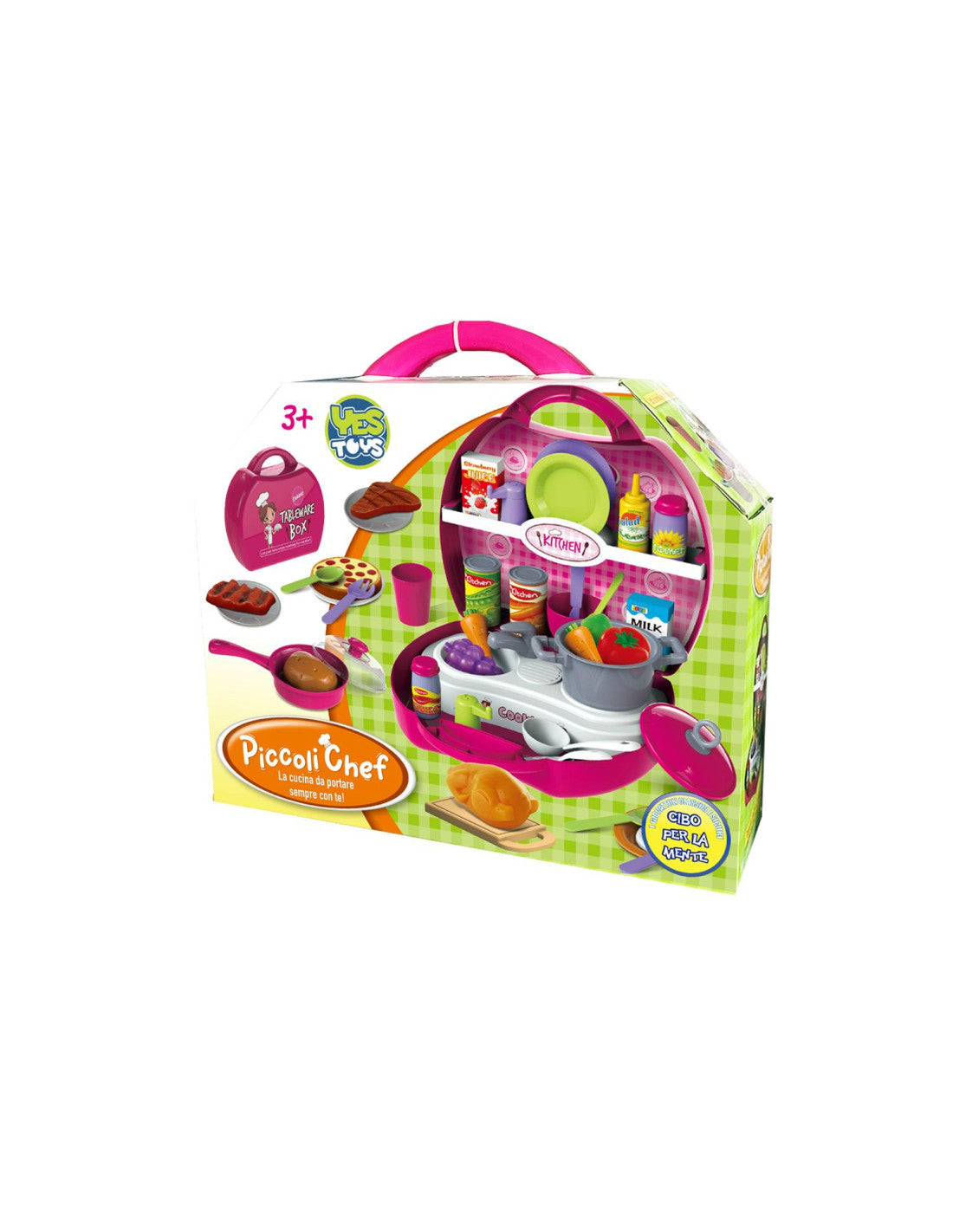 Kidz Corner - Valigetta cucina con piano cottura e accessori